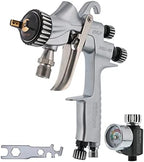 TCP Global Pressure 2.5 Gallon Pressure Pot Tank Paint Spray Gun with 1.5 Mm Nozzle and Master Elite 55 High-Performance HVLP Pressure Feed Spray Gun 1.2mm Tip and 25' Air and Fluid Hoses - Image 5