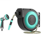 Garden Hose Reel, Retractable Garden Hose, Wall-Mounted by Unknown