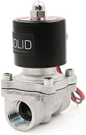 U.S. Solid 3/4" Stainless Steel Electric Solenoid Valve 24V AC N.C. Air Water Oil VITON - Image 3