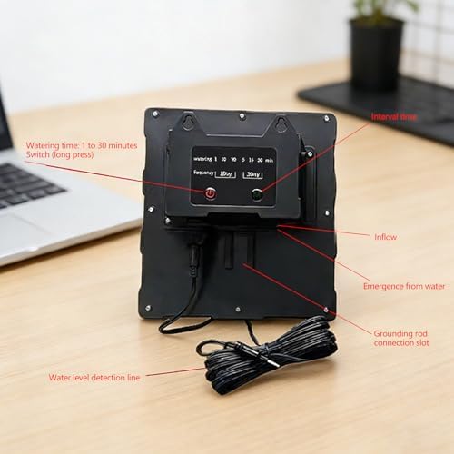 Water Saving Automatic Irrigation Sprinkler Set with Solar Panel for Greenhouses Patios Container Plant and Flowers Outdoor Plant Watering Clock - Image 3