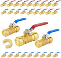 30PCS Foskan 1/2" Push Fit Ball Valves,1/4" Turn Shut-off Valves by Unknown