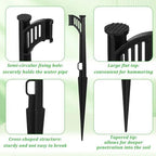 100 Pcs 12.8" Irrigation Drip Support Stakes 1/4 Inch Drip Irrigation Stakes for 1/4 Inch Drip Irrigation Tubing Hose Holder Drip Irrigation Support Stakes for Gardens Irrigation Supplies - Image 3