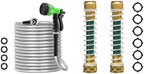 SPECILITE 75ft 304 Stainless Steel Garden Hose + Garden Hose Extension Adapter by SPECILITE
