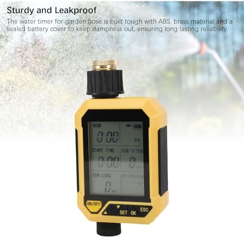 Fabater Sprinkler Timer, Programmable Water Timer with Rain Sensor and Multiple Schedules, Water with Manual Mode for Garden Hose Yard Lawn Irrigation System - Image 3