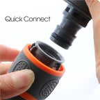 Expandable Garden Hose Repair Kit 4PCS Plastic 3/4" Male/Female Tap Quick Connecter with Valve for Garden Hose Extend Repair Fittings Tube Adapter Joint(C) - Image 5