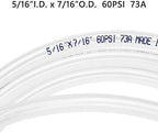 Eastrans 100ft x 5/16" Clear Vinyl Tubing, Flexible Plastic PVC Tubing - Image 4
