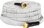 YOTOO Garden Hose 75FT, Lightweight, Durable, Flexible, Non-Expanding, Kink-Free Water Hose with Solid Brass Fittings for Outdoor, Watering flants and flowers, Car Wash, Gray by YOTOO