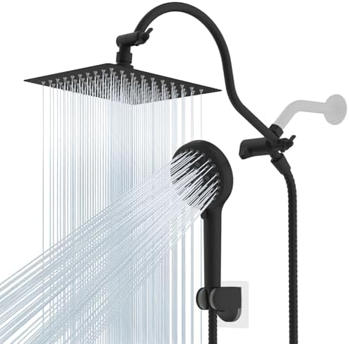 Hibbent All Metal cUPC Certified High Pressure Rainfall 8'' Shower Head by Hibbent