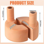 Blushtier 4 Pack Terracotta Self Watering Spikes 12.85 oz Large Capacity - Image 2