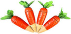 4pcs Easter Carrot Watering Globes Spikes Terracotta Plant Automatic Waterer Irrigation Drippers Automatic Stakes by Unknown