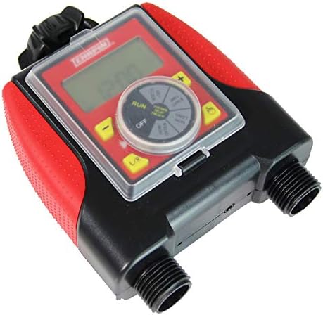 Chapin 41003 Dual Zone Water Timer with Water Resistant Construction, Numerous Options for Frequency of Watering/Duration of Watering Settings and up to 116 PSI, Red/Black by Chapin