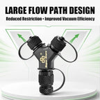 Super Stars Rapid-Y HVAC Hose Fitting, 2 x 3/8" Male to 3/8" Female - Image 2