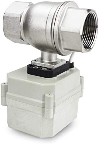 1-1/4" DN32 NPT 2 Way 110-220VAC 4 Wires Stainless Steel 304 Electrical On/Off Motorized Ball Valve - Image 2