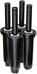 Rain Bird 1804DSQ4PK Professional Dual Spray Pop-Up Sprinkler, 90° Quarter Circle Pattern, 8' - 15' Spray Distance, 4" Pop-up Height, 4-Pack by RainBird