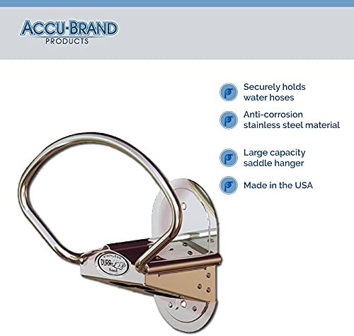 Dura-Loop Stainless Steel Water Hose Hanger Saddle USA Made - Image 2