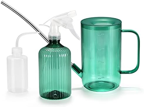 Watering Can for Indoor Plants with Spray Bottle Squeeze Bottle Soil Moisture Meter w/Cleaning Cloth - Image 2
