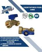 5 Pack XFITTING 3/4" FPT x 3/4" GHT Hose Bibbs Valve, FNPT Sillcock - Image 4