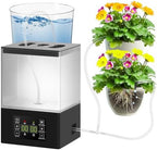 Automatic Drip Irrigation Kit for Indoor Potted Plants, 2-in-1 Design with 1.3L Water Tank & Programmable Timer, Auto/Manual Watering Modes – for Indoor Use Only (Not for Outdoor) (Watering Products) - Image 2
