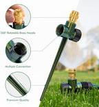 RESTMO 3 Pack Heavy-Duty Full-Metal Lawn Sprinklers for Yard - Image 3