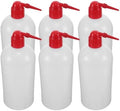 Hemoton Plastic Wash Bottles 1000ml 6pcs Narrow Mouth Laboratory by HEMOTON