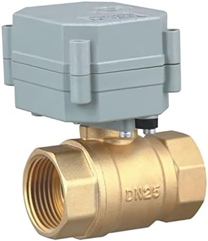 Five-Wires Control Normally Open Two Way Brass 1 Inch AC110-230V Motorized Ball Valve with Position Indicator by ILSY-IVA