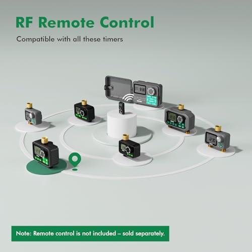 RESTMO Sprinkler Timer 3 Zone, Digital Water Timer for Garden Hose - Image 6