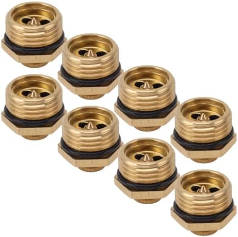 20PCS Brass Misting Nozzles, Adjustable Atomizer Spray Nozzles, 1/2 Inch Hose Connection with Anti Rust Design, Ideal for Dust Removal Cooling in Garden Lawn - Image 3