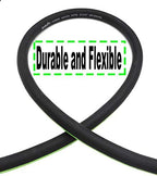 Hybrid Garden Hose 5/8 IN. x 50 FT, Heavy Duty, Lightweight, Flexible with Rotatable Grip Handle and Solid Brass Fittings - Image 2