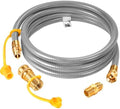 8FT 3/8" ID Natural Gas Hose Gas Grill Hose with Quick Connect by Unknown