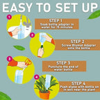 Blumat Plant Watering Device - Easy Self Watering Planter Insert for Indoor Plants - Bottle Adapter - Prevents Overwatering and Underwatering for Healthy Growth - 12 Pack - Image 5