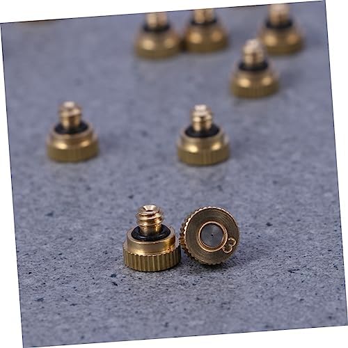 Sosoport 60pcs Brass Misting Nozzles Mist Spraying Nozzles Precision Design for Misting Cooling System - Image 2