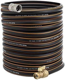 Giraffe Tools Garden Hose 5/8", 100ft with Shut off Valve by GiraffeTools