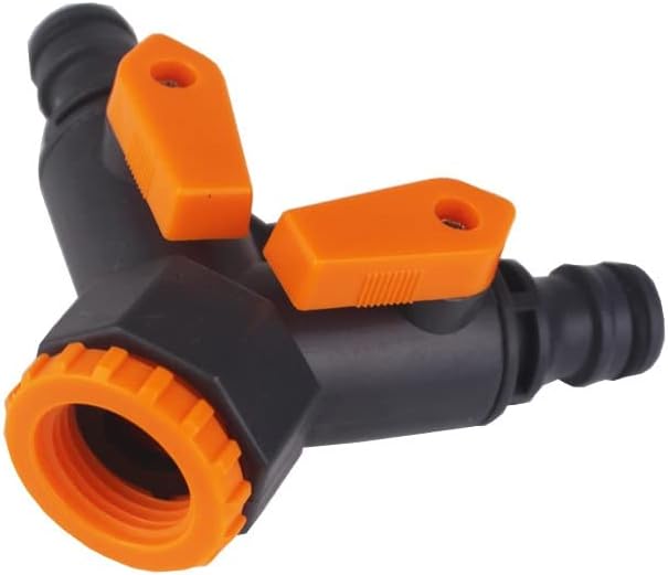 Hose Splitter 2 Way, Heavy Duty Metal Connector, 2 Way Garden Hose Splitter, Garden Hose Diverter Fittings with Control Valve, for Greenhouse, Agriculture, Animal Husbandry - Image 7
