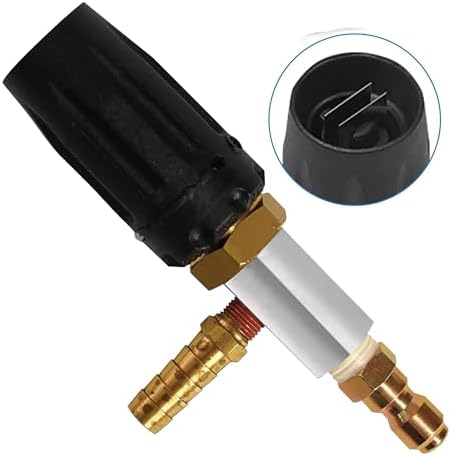 X-Jet M5 Nozzle Only #16 - Adjustable Long-Range External Injection Pressure Washing - From 0 to 60 Degree Spray Pattern - Replacement Nozzle for X-Jet M5 Kit- W/ 2000 to 4500 PSI 5-6.5 GPM by X-JetTechnologies