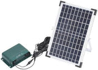 Jiawu Solar Automatic Drip Irrigation Kit, 18V 10W Solar Powered Auto Watering System, Garden Self Watering Kit with Timer, Drippers, for Indoor Outdoor Plants - Image 3