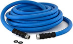 AG-LITE BSAL5875 5/8" x 75'' Hot/Cold Water Rubber Garden Hose, 100% Rubber, Ultra-Light, Super Strong, 500 PSI, 50F to 190F Degrees, High Strength Polyester Braided - Image 2