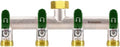 4 Way Garden Hose Splitter, 3/4" GHT Water Spigot Splitter(Green) by Yayamz