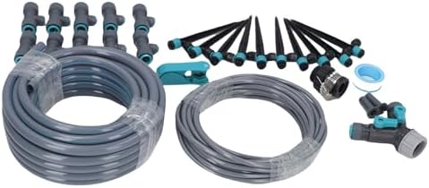 SIXRUN 32.8ft Drip Irrigation Kit Automatic Watering System with Adjustable Spray Heads and 3 Modes for Garden Lawn Greenhouse and Yard - Image 5