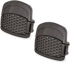 Suncast 2 Pack Hangout 150 Foot Resin Wicker Mounted Garden Storage Hose Rack, Brown by Suncast