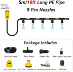 ZAQYCM Greenhouse Misting System, Outdoor Plants Watering Sprinkler Kits - Image 2