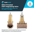 Cash Acme EB45 Pressure Regulating Valve, 2 Inch NPT Threaded, Metal Top, 60 PSI, PVA54M-DTH-60 - Image 2