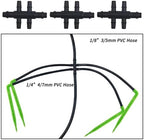 Garden Supplies Garden 4/7mm to 3/5mm Hose Automatic Watering Drip Irrigation System Kit Elbow Emitter Potted Plant Home Bonsai Nozzle(KIT001-15M) - Image 4