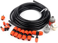 Xiaochen Sprinklers Watering Pipe Fittings 3~10m Micro Drip Irrigation System Greenhouse Lawn Garden Irrigation Atomizing Nozzle Watering Kit Gardening Watering System (Color : 5m Kits) by Unknown