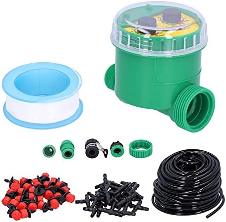 25M Automatic Sync Drip Irrigation Kit for Garden Plant Flower Watering System, Adjustable Dripper for Greenhouses, PVC + ABS Material - Image 5