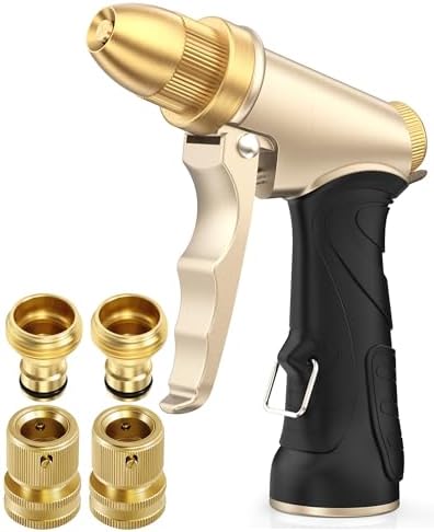 RAINPOINT Brass Hose Nozzle & Quick Connect Kit by RainPoint
