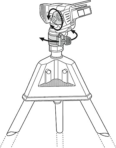 Gardena 8138 High-Rise Pulsating Sprinkler On Tripod - Image 4
