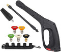 Bear Force Replacement Pressure Washer Spray Gun with Turbo Nozzle & 5 Spray Nozzle Tips, Compatible with Portland Husky Ford Pulsar ShopForce Taskforce Powerwasher by BEARFORCE