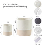 Nihow Ceramic Self Watering Plant Pot for Indoor Plants, 4.5+6 Inch - Image 2