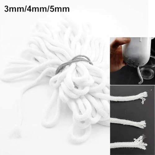 Self Watering Cotton Wick Wire Rope, for Garden Drip Irrigation Cable System Flower Plant Pots Automatic Slow Self Watering Rope (Size : Length 10m(Dia 4mm)) - Image 5