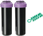 K Rain ProPlus 3/4" Reclaimed Water (RCW) Gear Drive Rotor Sprinkler 4 1/2" Pop-Up | 22' - 50' Spray Distance, 40° - 360° Arc Spray Pattern with Full-Circle | Includes Install Kit (2 Pack) by K-Rain